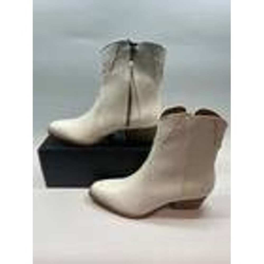 Ccocci Women's Western Ankle Boots White Size 8.5 - Picture 4 of 4